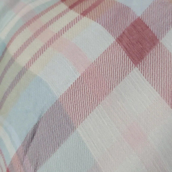 Lauren Ralph Lauren crepe light pastel plaid sleeveless dress - Picture 4 of 7